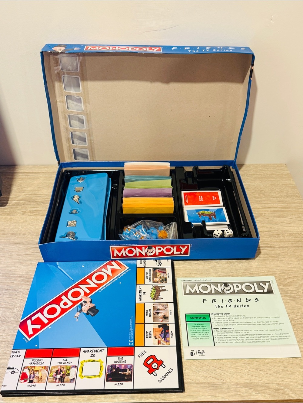 Monopoly Friends The TV Series Edition Board Game 100% Complete Great Condition - Picture 3 of 11